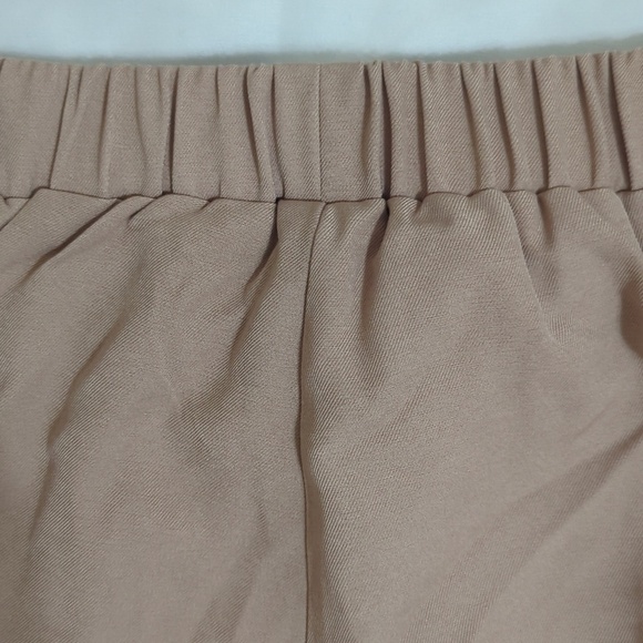NWT Cupshe Elastic Waist Wide Leg Cargo Pants, Color Tan Size S - Picture 14 of 16
